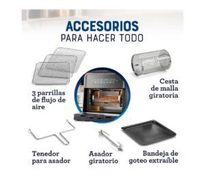 accesorios Freidora de Aire Oster 10 litros