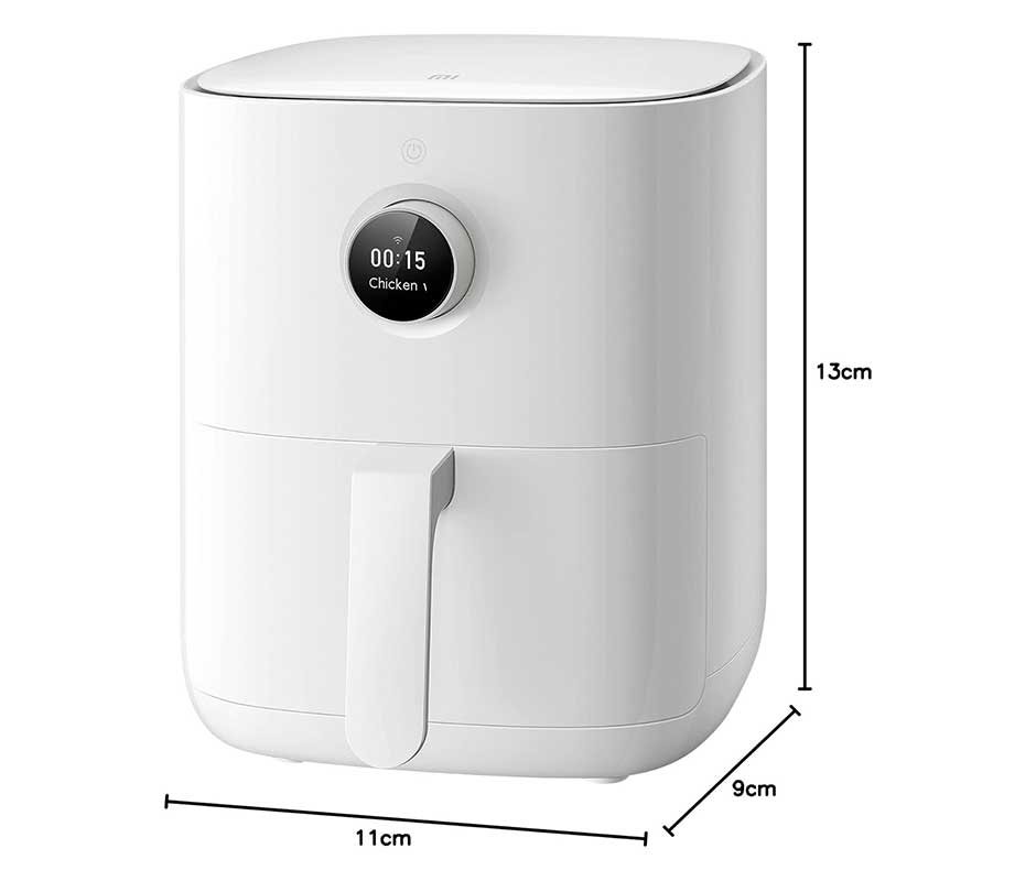 dimensiones de Freidora de Aire Xiaomi