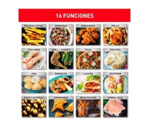 beneficios de la Freidora de Aire T-fal Easy Fry & Grill